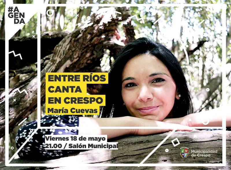 ENTRE RÍOS CANTA EN CRESPO: MARÍA CUEVAS