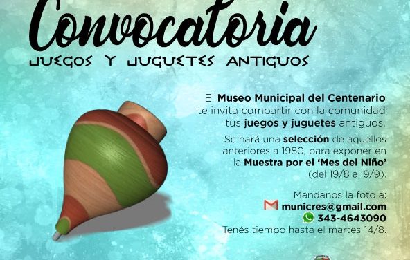 JUEGOS Y JUGUETES ANTIGUOS: CONVOCATORIA