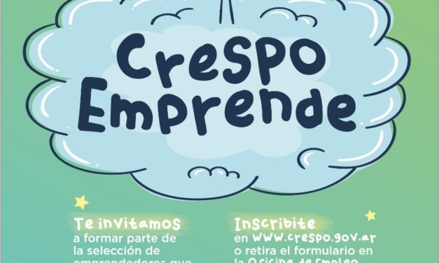 INSCRIPCIONES PARA ‘CRESPO EMPRENDE’