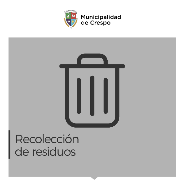 RECOLECCIÓN DE RESIDUOS POR EL FERIADO