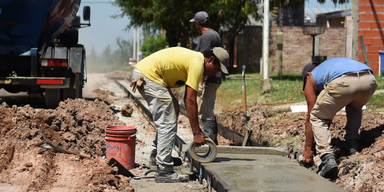 Seguimos trabajando con obras en todos los barrios