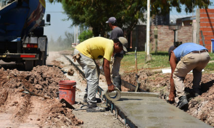 Seguimos trabajando con obras en todos los barrios