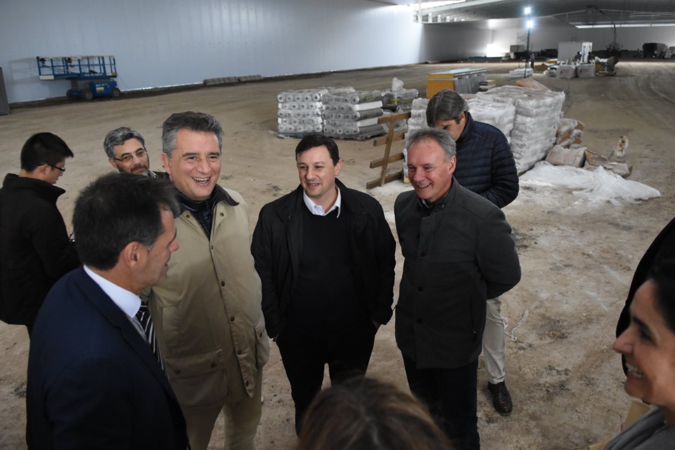 Recorrida a la nueva planta frigorífica que está construyendo el Grupo Motta. 
