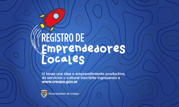 Inscribite en el Registro de Emprendedores Locales