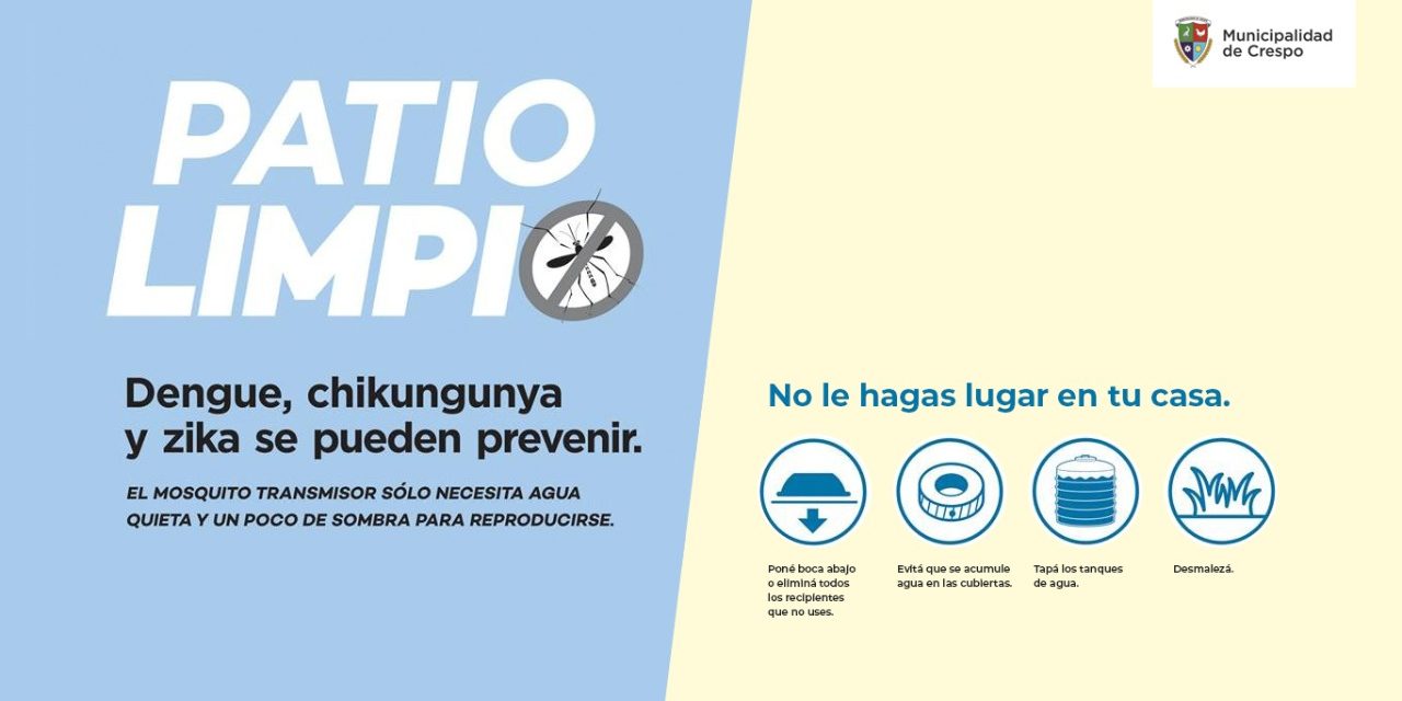 ESTA SEMANA SEGUIMOS CON LA CAMPAÑA PATIO LIMPIO