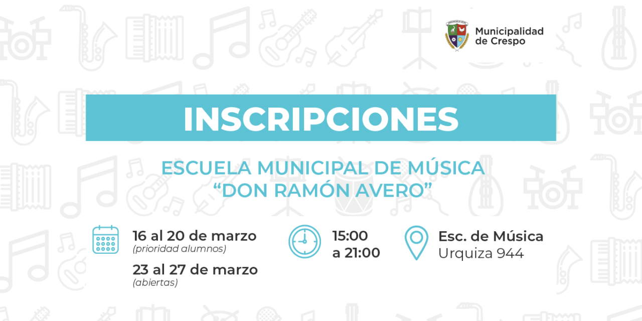 MIRÁ LAS PROPUESTAS QUE TENEMOS PARA VOS EN LA ESCUELA DE MÚSICA