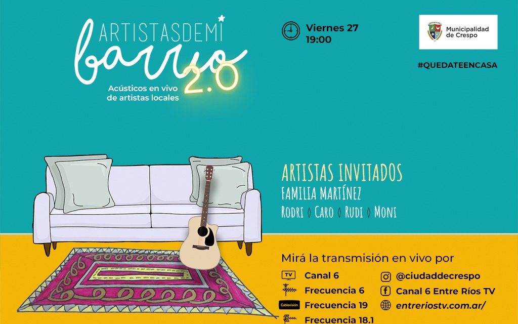 #QuedateEnCasa: Hoy acústico de la familia Martínez