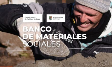 EL BANCO DE MATERIALES SOCIALES YA BENEFICIÓ A CUATRO FAMILIAS