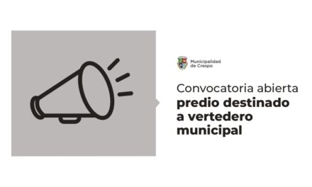 CONVOCATORIA ABIERTA: PREDIO DESTINADO A VERTEDERO MUNICIPAL