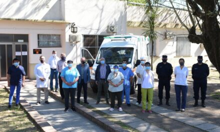 ENTRÓ EN FUNCIONAMIENTO LA NUEVA AMBULANCIA PARA CRESPO