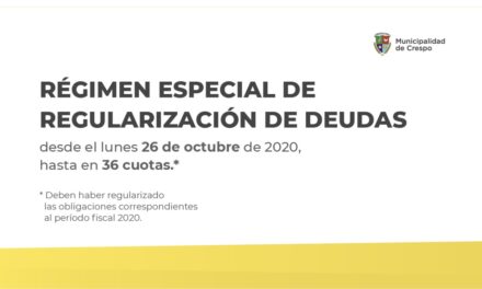 COMIENZA EL RÉGIMEN ESPECIAL DE REGULARIZACIÓN DE DEUDAS PARA LOS CONTRIBUYENTES