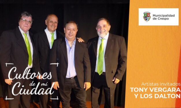 CICLO CULTORES DE MI CIUDAD: ‘TONY’ VERGARA Y LOS DALTON INTERPRETARÁN LA MEJOR MÚSICA POPULAR DEL RECUERDO