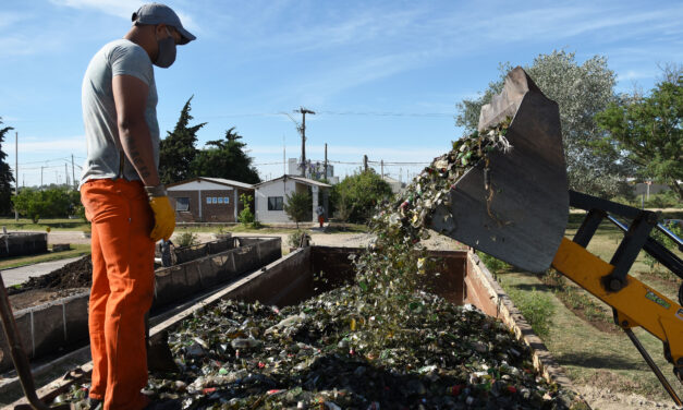 163.600 KG. DE VIDRIO RECICLADOS EN LA PLANTA DE TRATAMIENTO