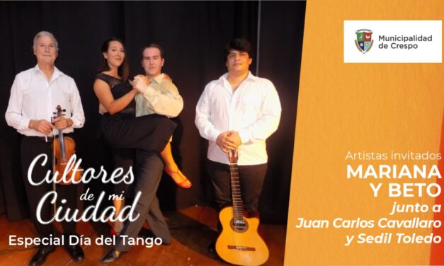 CICLO CULTORES DE MI CIUDAD: ESPECIAL ‘DÍA NACIONAL DEL TANGO’