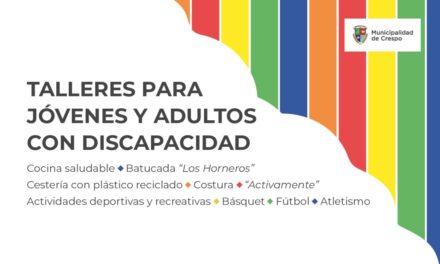 TALLERES PARA JÓVENES Y ADULTOS CON DISCAPACIDAD