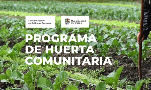 ABRIMOS LAS INSCRIPCIONES PARA PARTICIPAR EN LA HUERTA COMUNITARIA AGROECOLÓGICA