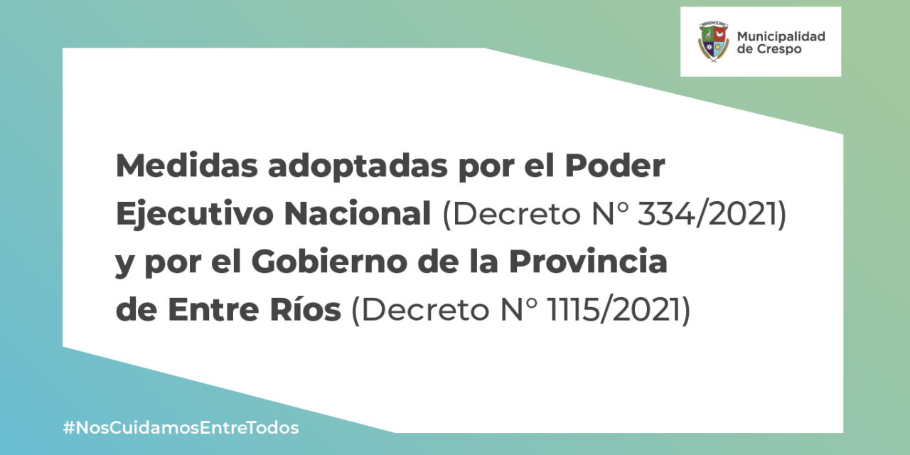 ACTIVIDADES ESENCIALES HABILITADAS POR EL GOBIERNO NACIONAL Y PROVINCIAL