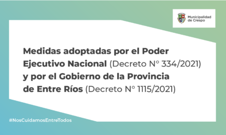 ACTIVIDADES ESENCIALES HABILITADAS POR EL GOBIERNO NACIONAL Y PROVINCIAL