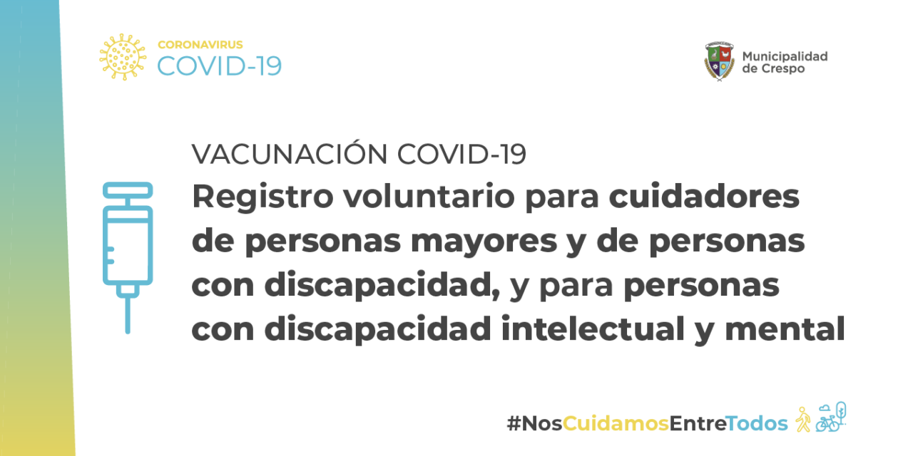 INSCRIPCIÓN PARA VACUNACIÓN CONTRA COVID-19