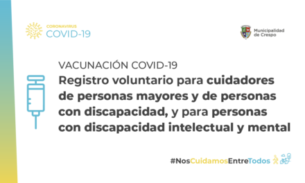 INSCRIPCIÓN PARA VACUNACIÓN CONTRA COVID-19
