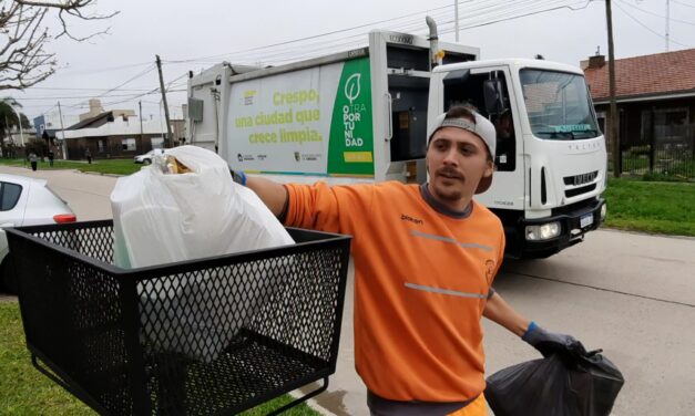 HABRÁ RECOLECCIÓN DE RESIDUOS DURANTE LOS DÍAS FERIADOS