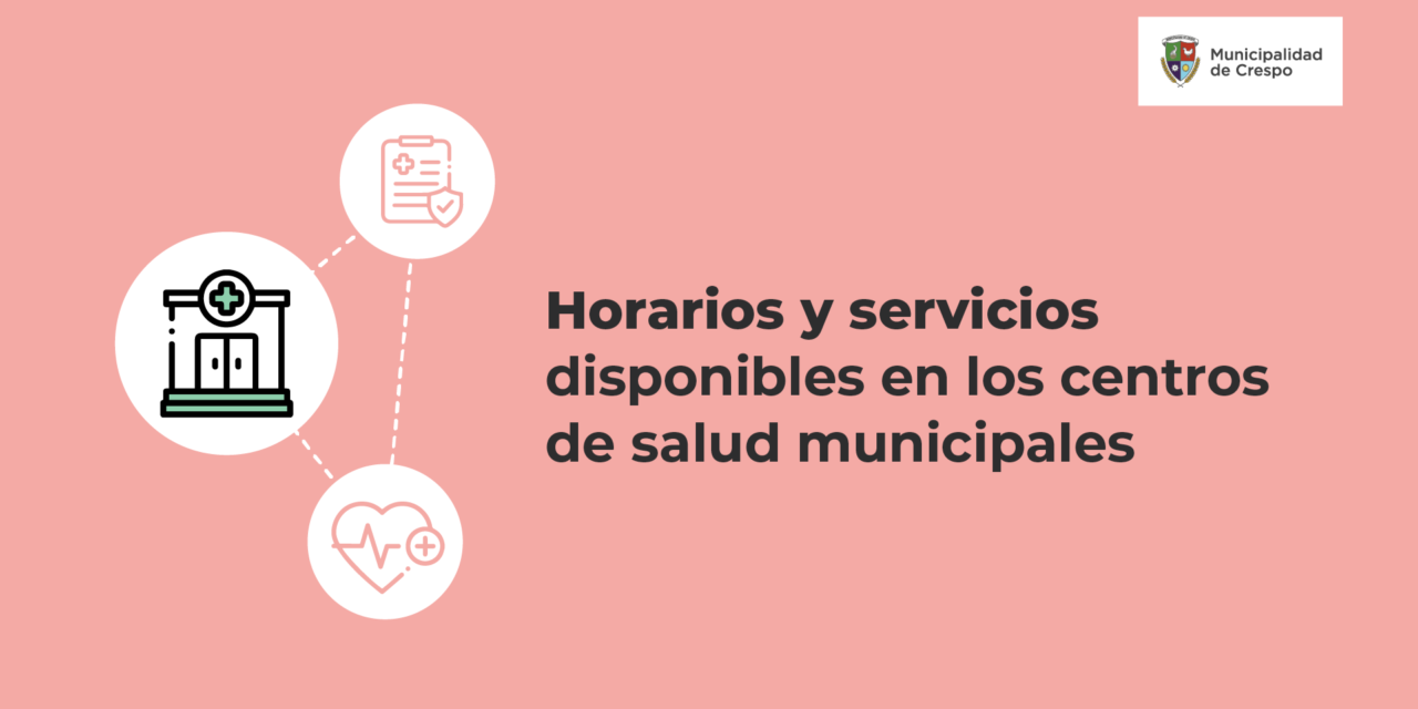 TE PRESENTAMOS LOS SERVICIOS Y PROFESIONALES DE LOS CENTROS DE SALUD MUNICIPALES