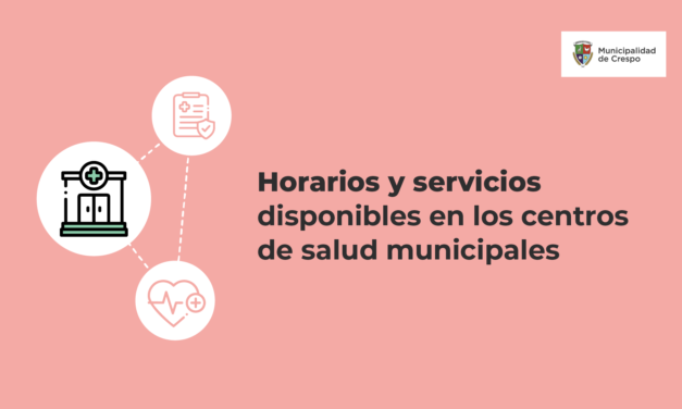 TE PRESENTAMOS LOS SERVICIOS Y PROFESIONALES DE LOS CENTROS DE SALUD MUNICIPALES