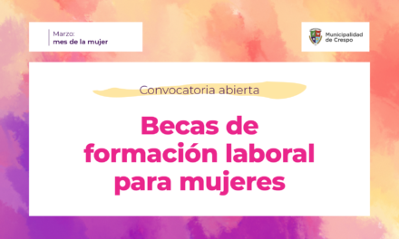 PROGRAMA DE BECAS DE FORMACIÓN LABORAL PARA MUJERES