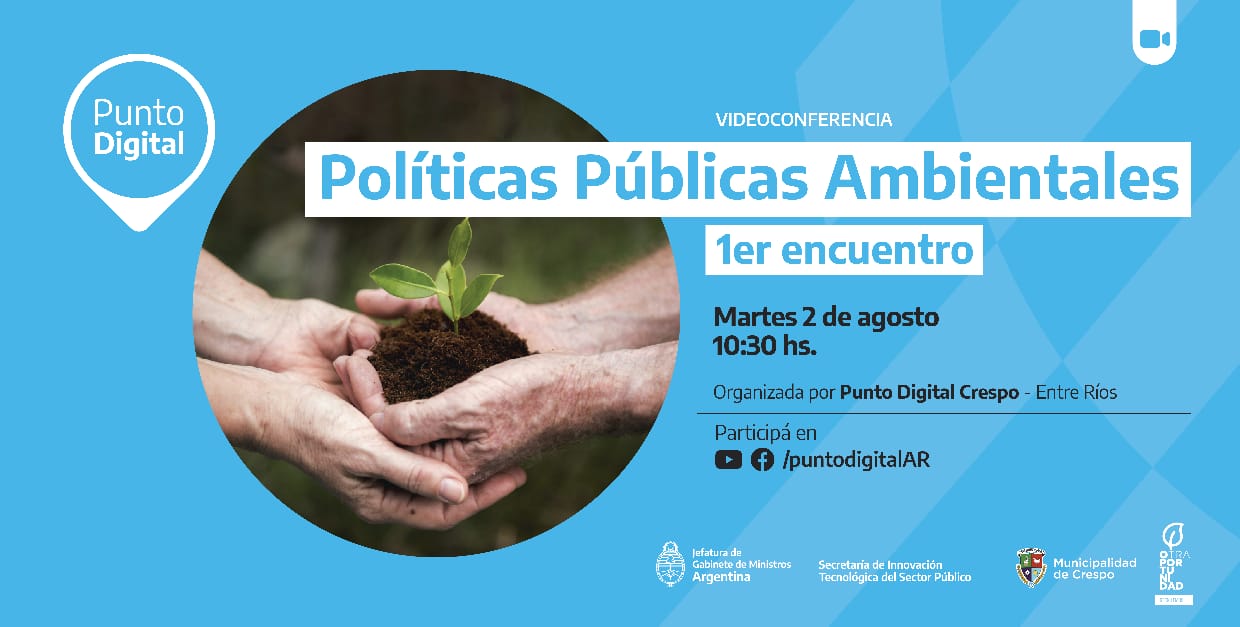 VIDEOCONFERENCIAS SOBRE POLÍTICAS PÚBLICAS AMBIENTALES