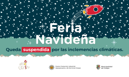 FERIA NAVIDEÑA SUSPENDIDA POR LAS CONDICIONES CLIMÁTICAS