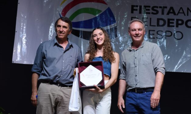 FIESTA ANUAL DEL DEPORTE: ANTONELA GOTTIG SE QUEDÓ CON EL MÁXIMO GALARDÓN DE LA EDICIÓN 2023