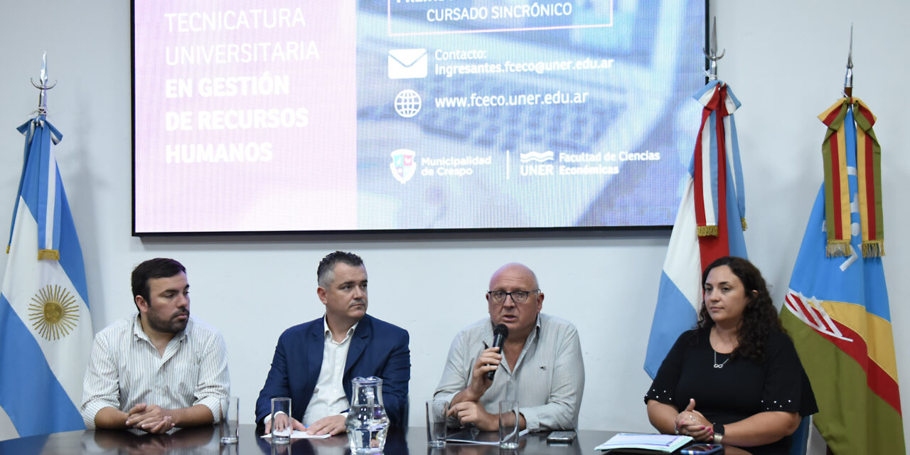 TECNICATURA UNIVERSITARIA EN GESTIÓN DE RECURSOS HUMANOS: MÁS CRESPENSES DICEN SÍ A NUESTRA OFERTA EDUCATIVA VIRTUAL