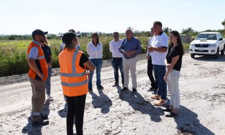 GESTIONES ANTE VIALIDAD NACIONAL POR OBRAS Y MAYOR SEGURIDAD VIAL EN EL PARQUE INDUSTRIAL Y EN LOS ACCESOS A CRESPO