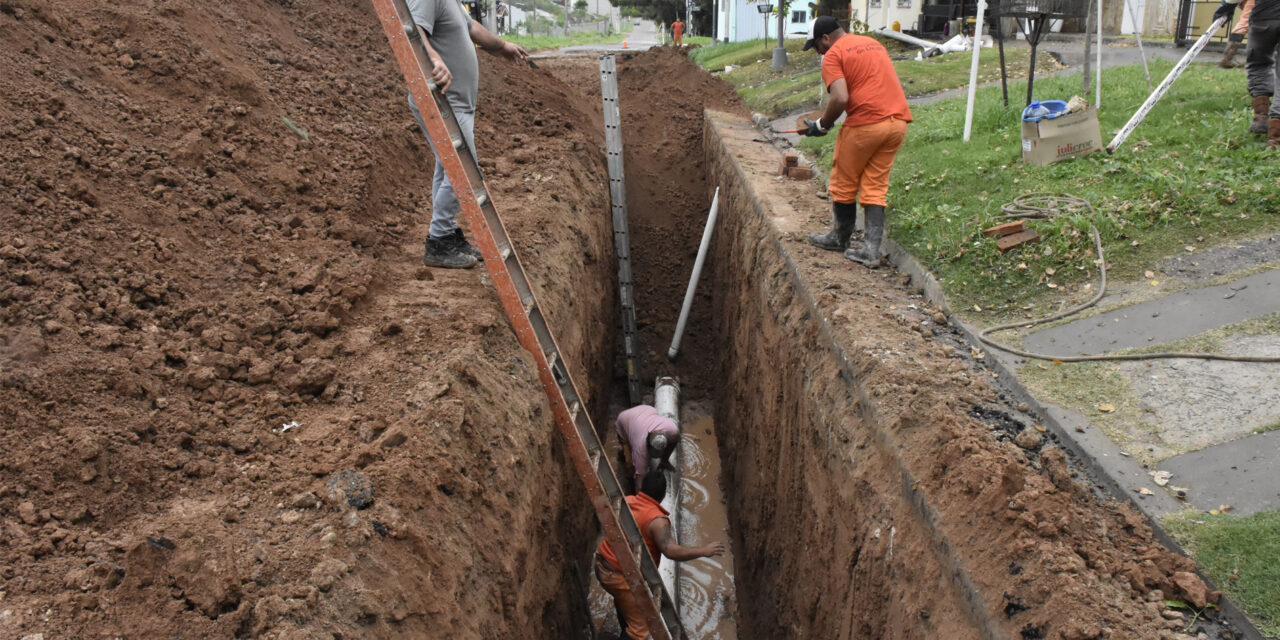 RECAMBIO DE CAÑERÍA DE CLOACAS EN CALLE ENTRE RÍOS