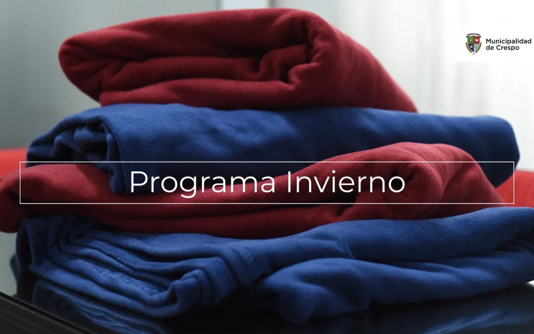 PROGRAMA INVIERNO: entrega de frazadas