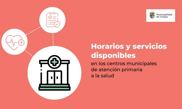 TE PRESENTAMOS LOS SERVICIOS Y PROFESIONALES DE LOS CENTROS DE SALUD MUNICIPALES