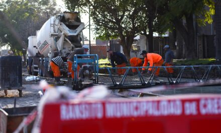 COMENZAMOS EL HORMIGONADO DE TRES CUADRAS DE CALLE ALEM