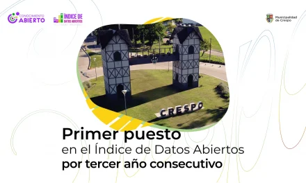 CRESPO POR TERCER AÑO CONSECUTIVO PRIMERO EN EL RANKING ARGENTINO DE TRANSPARENCIA Y DATOS ABIERTOS