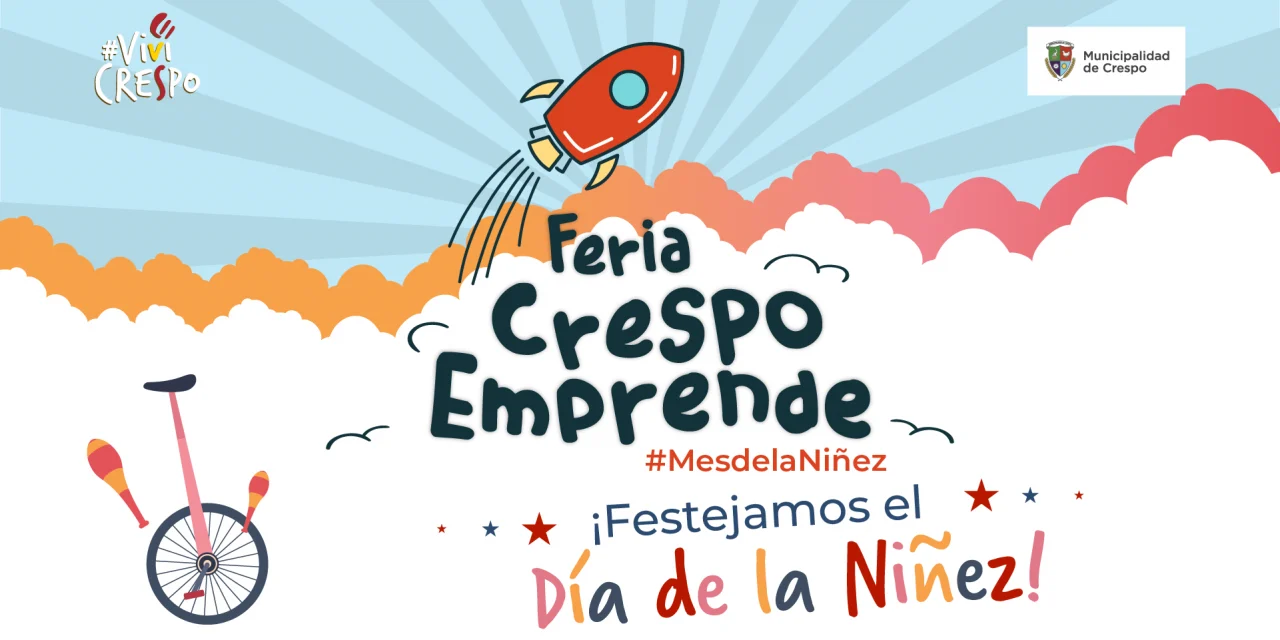 Crespo se prepara para celebrar el Día de la Niñez