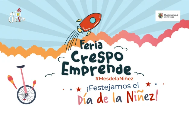 Crespo se prepara para celebrar el Día de la Niñez