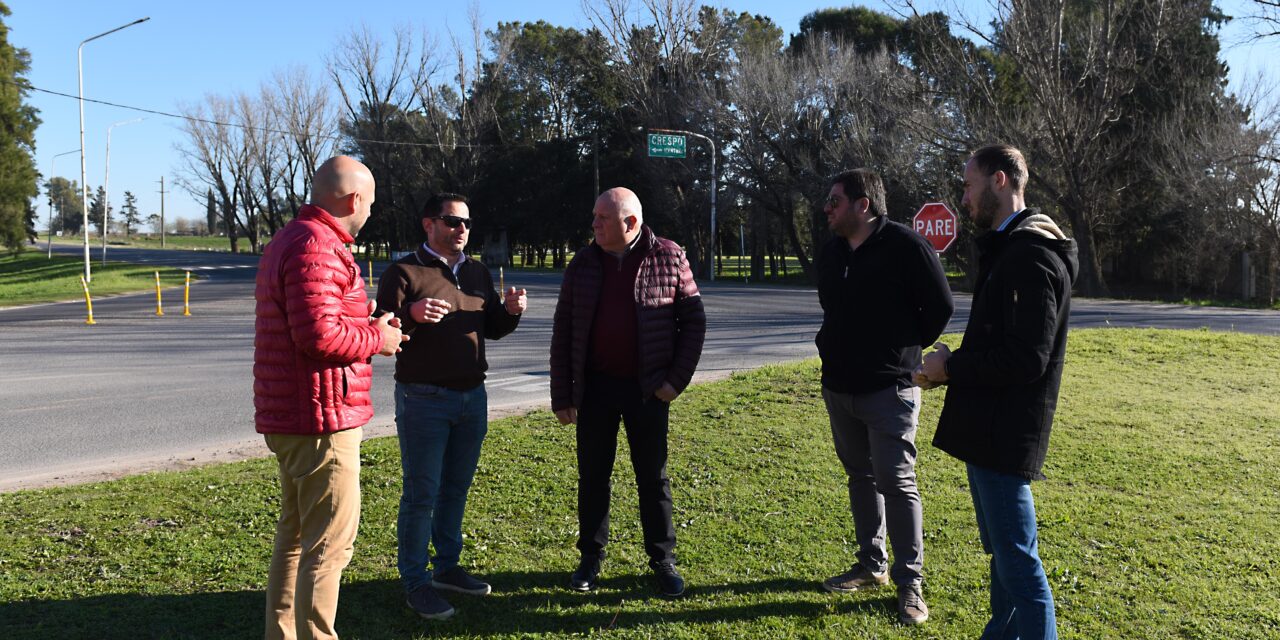 GESTIONES PARA FAVORECER LA SEGURIDAD VIAL EN LOS ACCESOS A CRESPO