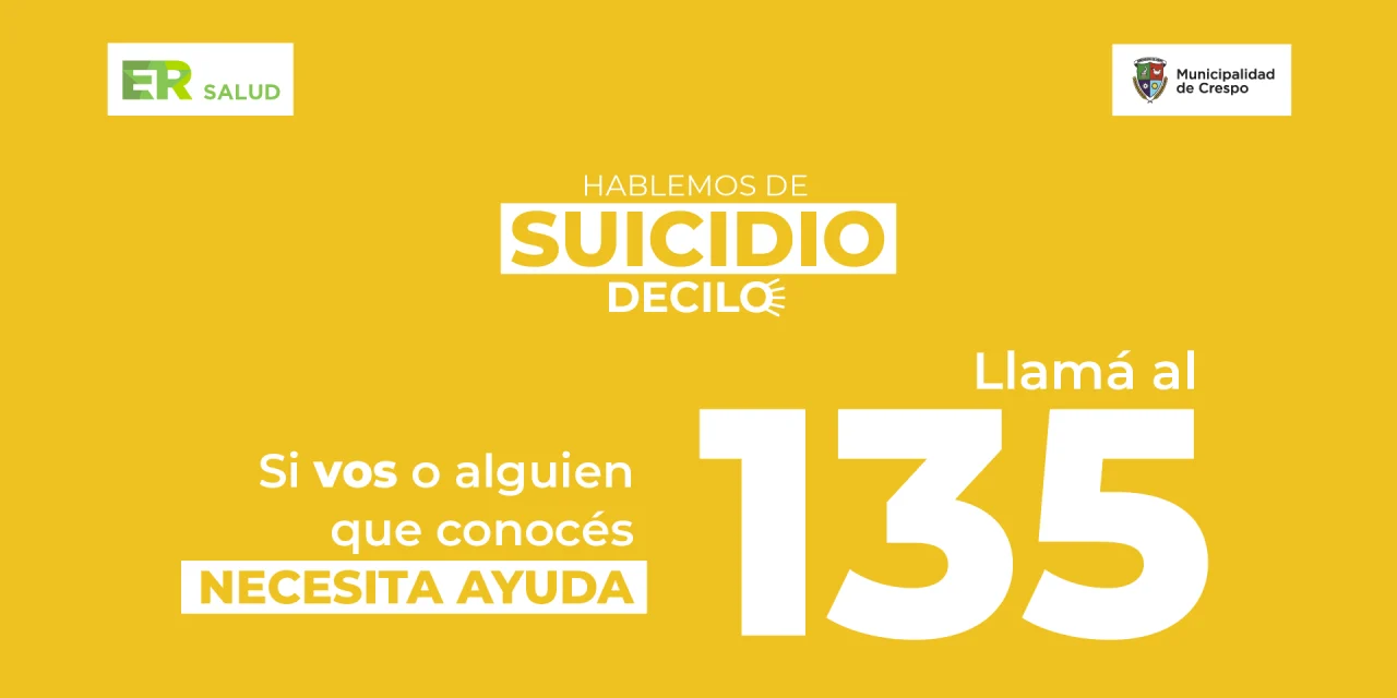 campaña de prevención ‘Decilo. Hablemos de suicidio’