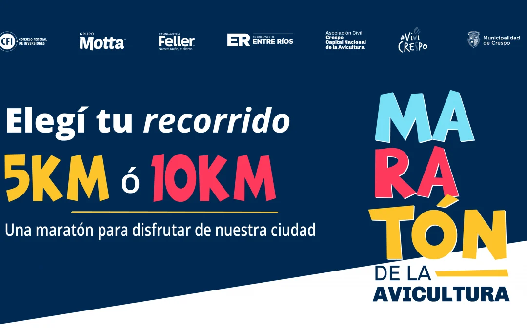 MARATÓN DE LA AVICULTURA: ESTOS SON LOS NUEVOS CIRCUITOS QUE PRESENTARÁ LA EDICIÓN 2025