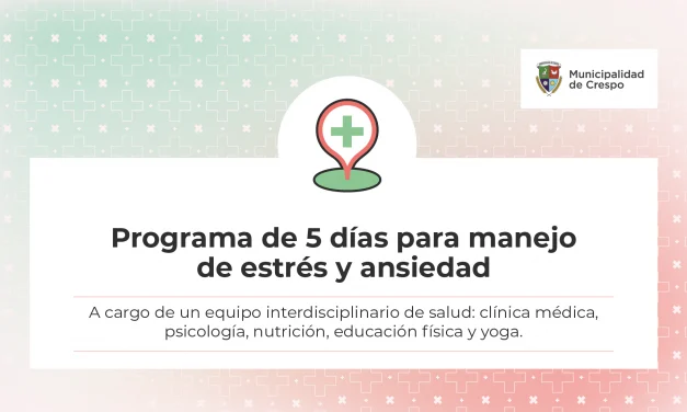 Nueva edición del Programa ‘Manejo de Estrés y Ansiedad’: inscripciones abiertas