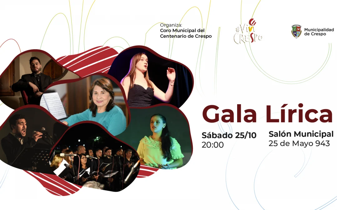 GALA LÍRICA EN EL SALÓN MUNICIPAL