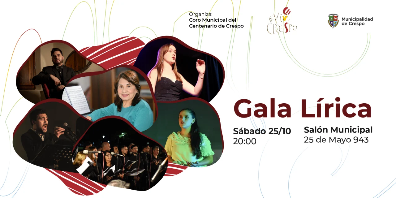 GALA LÍRICA EN EL SALÓN MUNICIPAL