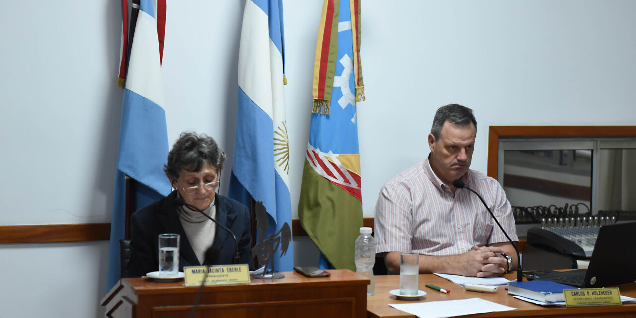 LOS TEMAS TRATADOS EN LA SESIÓN ORDINARIA DEL CONCEJO DELIBERANTE