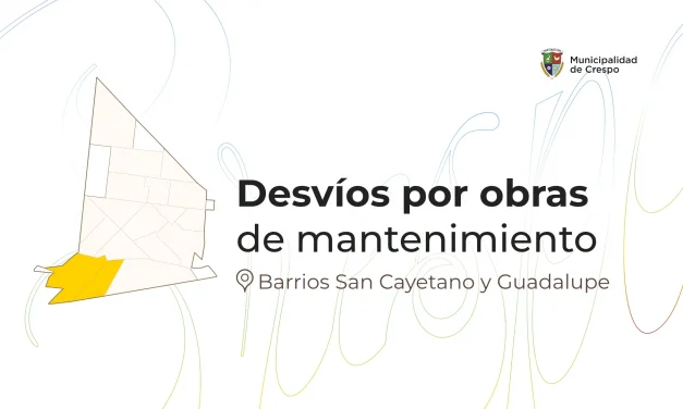 DESVÍOS POR Trabajos de mantenimiento vial en el acceso arturo illia