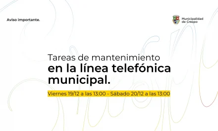 La línea telefónica municipal estará interrumpida por trabajos de mantenimiento