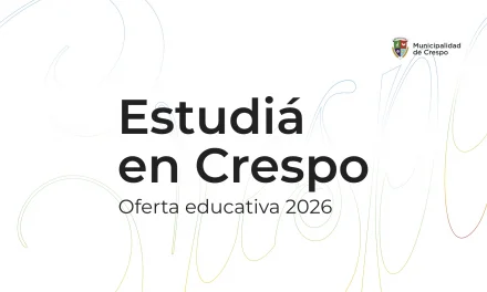 Opciones para estudiar y capacitarte en Crespo